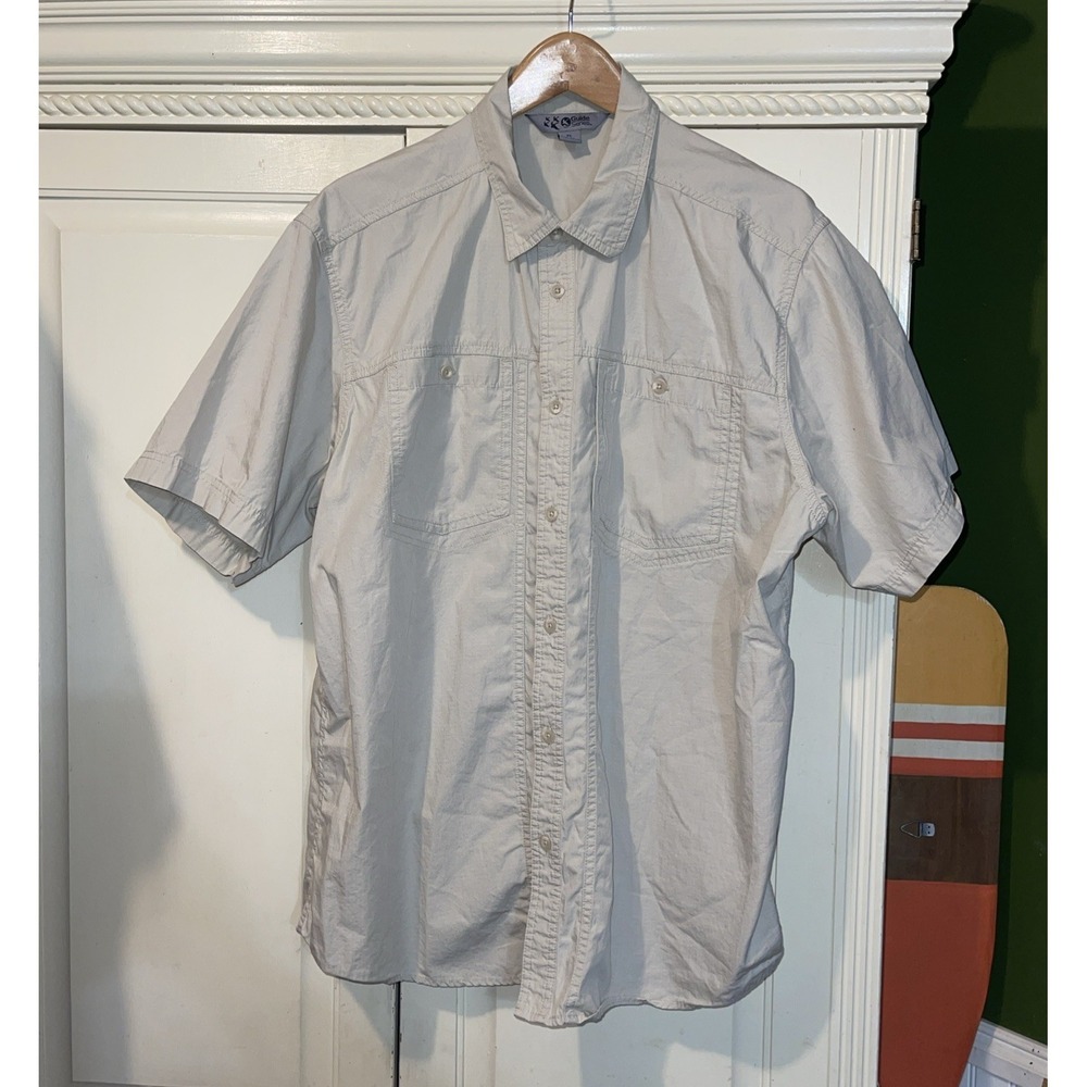 Guide Series Rip Stop Shirt Men Xl Bone Ivory Duck Hunt Fishing Camping‎ Cabin